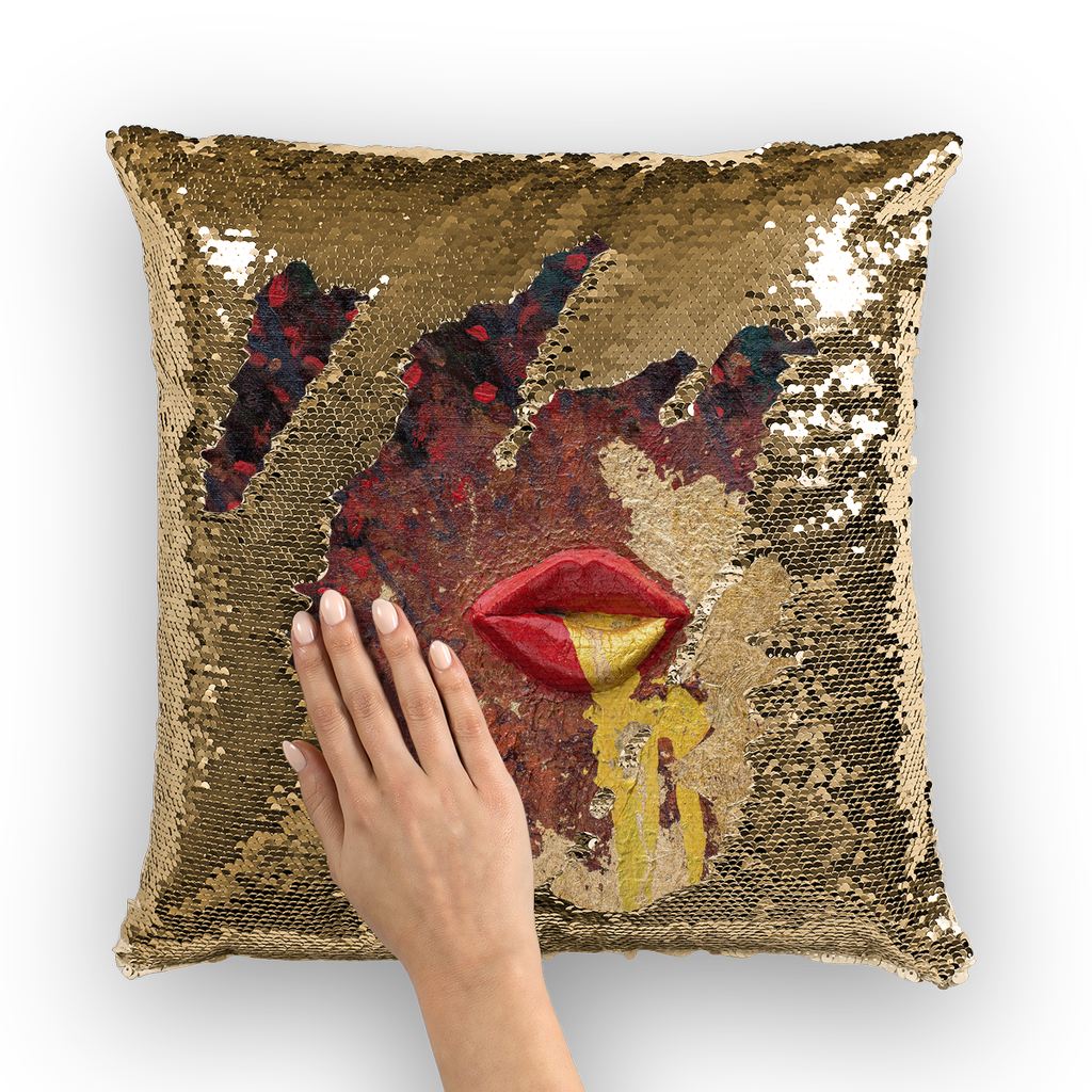 If Only... Sequin Cushion Cover