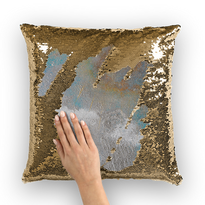 Heaven Path Sequin Cushion Cover