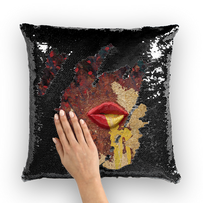 If Only... Sequin Cushion Cover