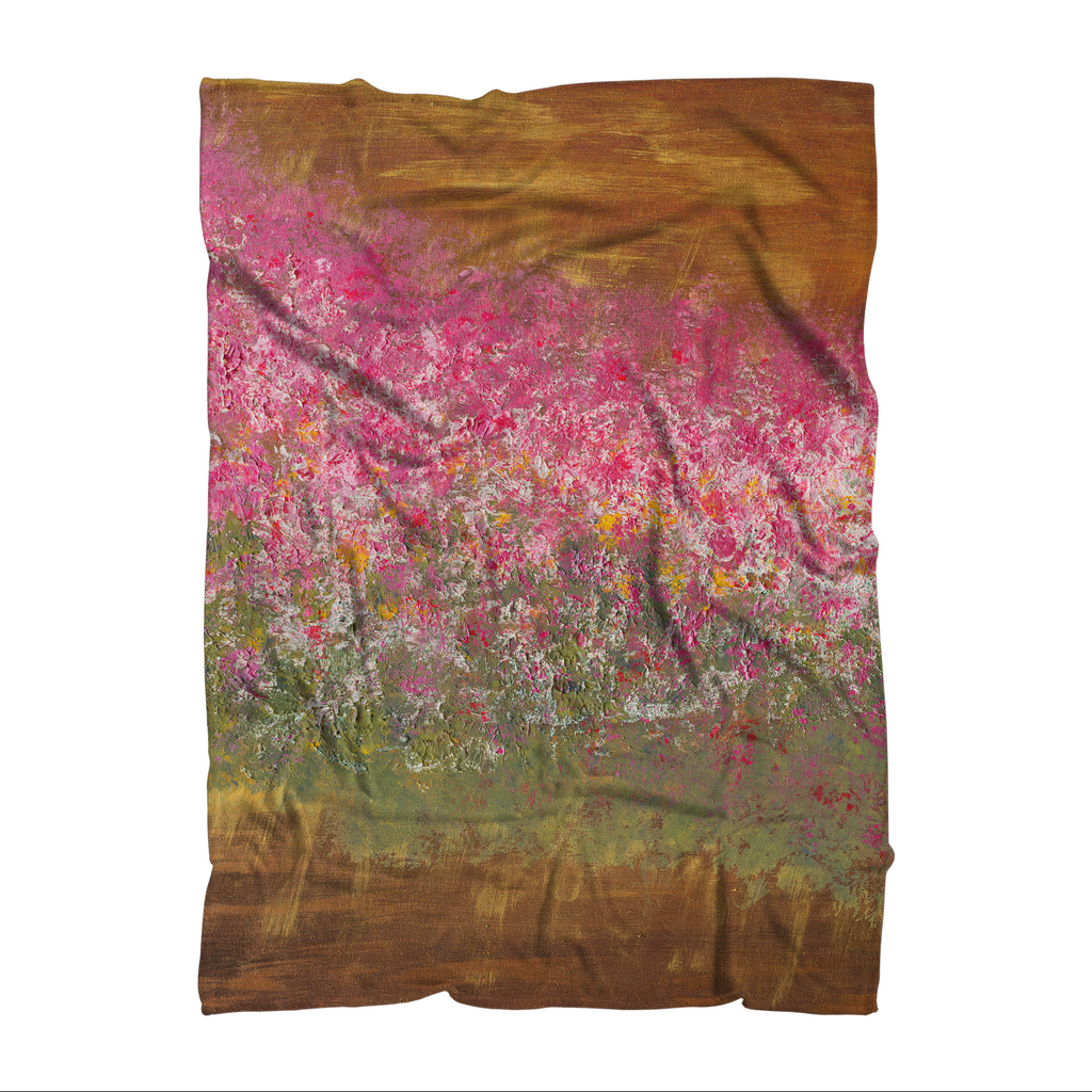 Fantasy Garden Premium Sublimation  Blanket