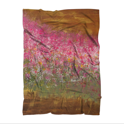 Fantasy Garden Premium Sublimation  Blanket
