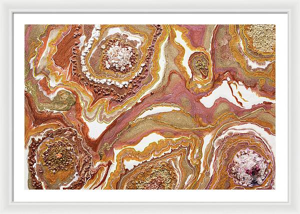 Golden Symphony - Framed Print