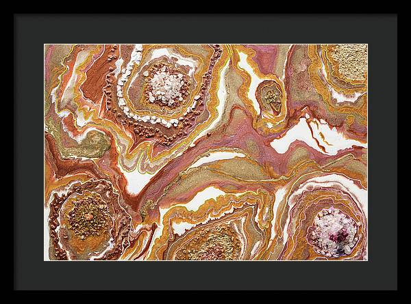 Golden Symphony - Framed Print